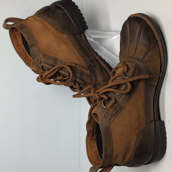 UGG Heather lace up bootie boots women's size 9 EU 40 - Picture 11 of 16